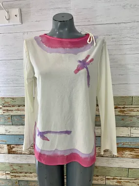 70’s Sheer Watercolor Blouse