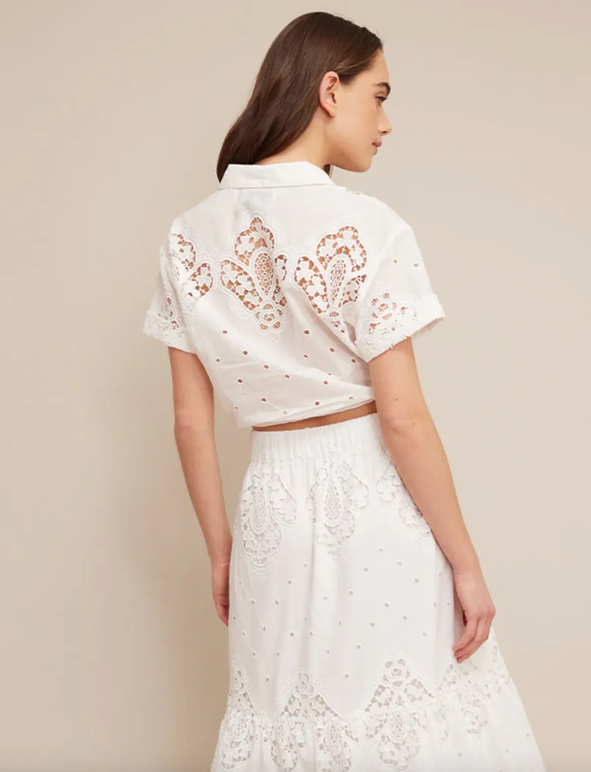 Asbury Top - Embroidered Eyelet