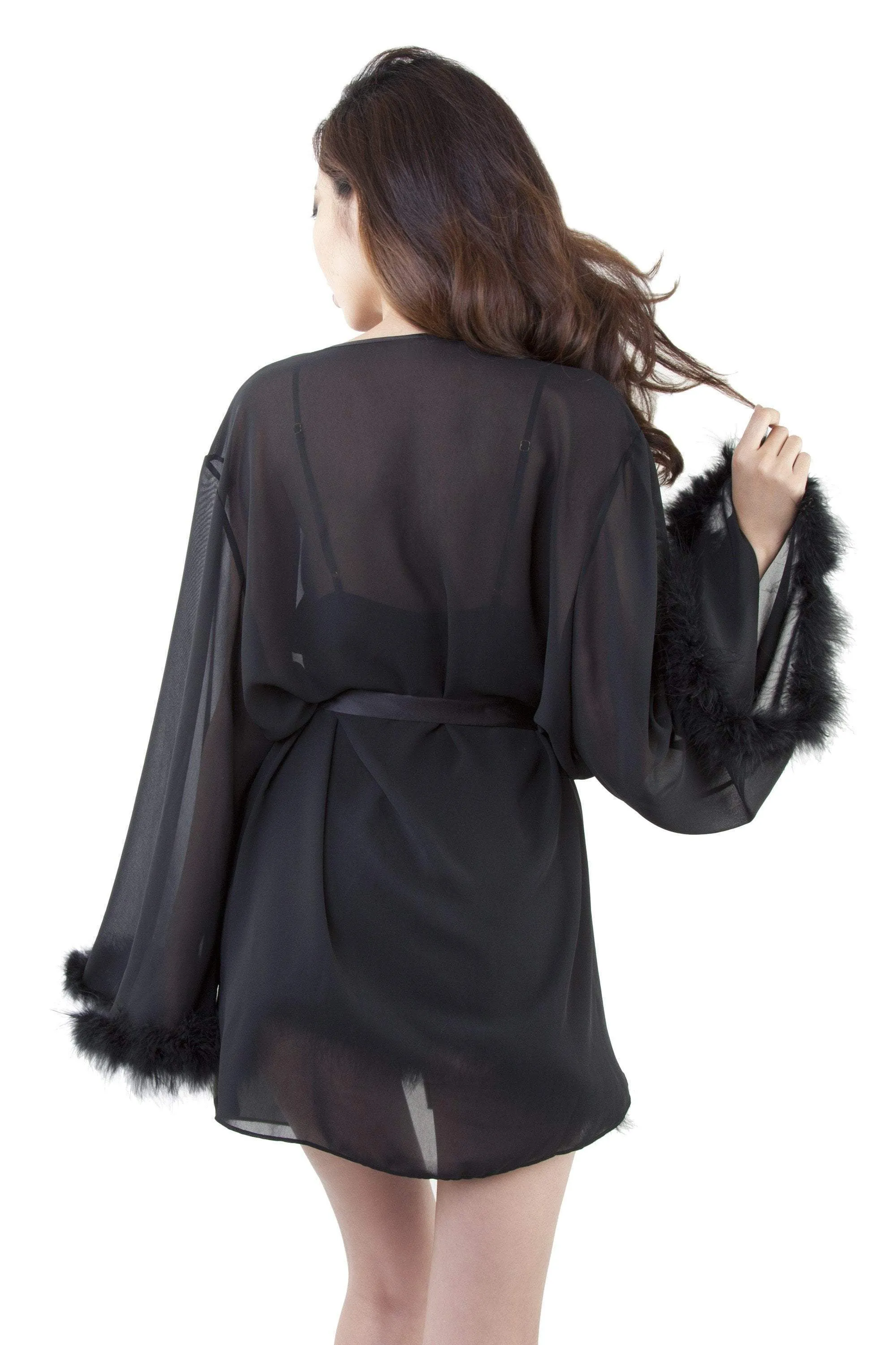 Black Feather Robe