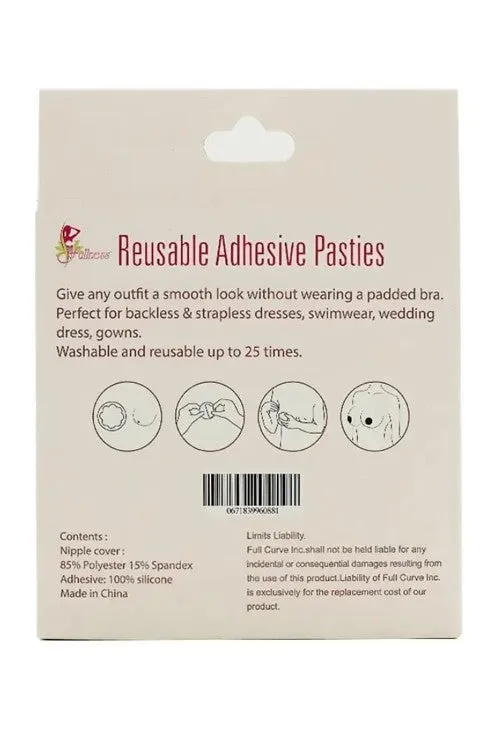 Black Reusable Adhesive Pasties