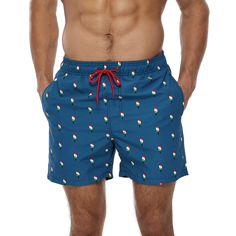 Blue Ice Cream Board Shorts