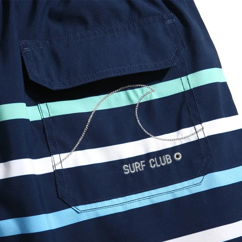 Deckhand Striped Board Shorts