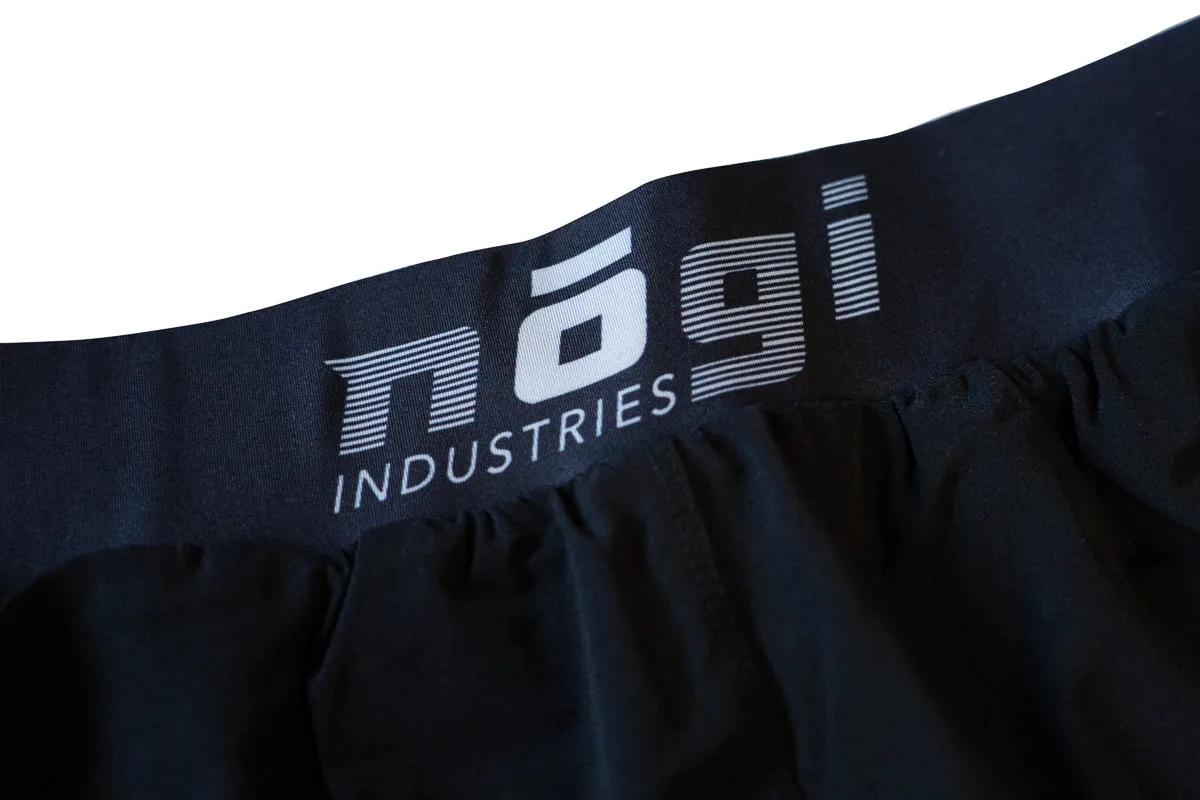 Ghost 7" Premium Lined Grappling Shorts - Obsidian Black by Nogi Industries