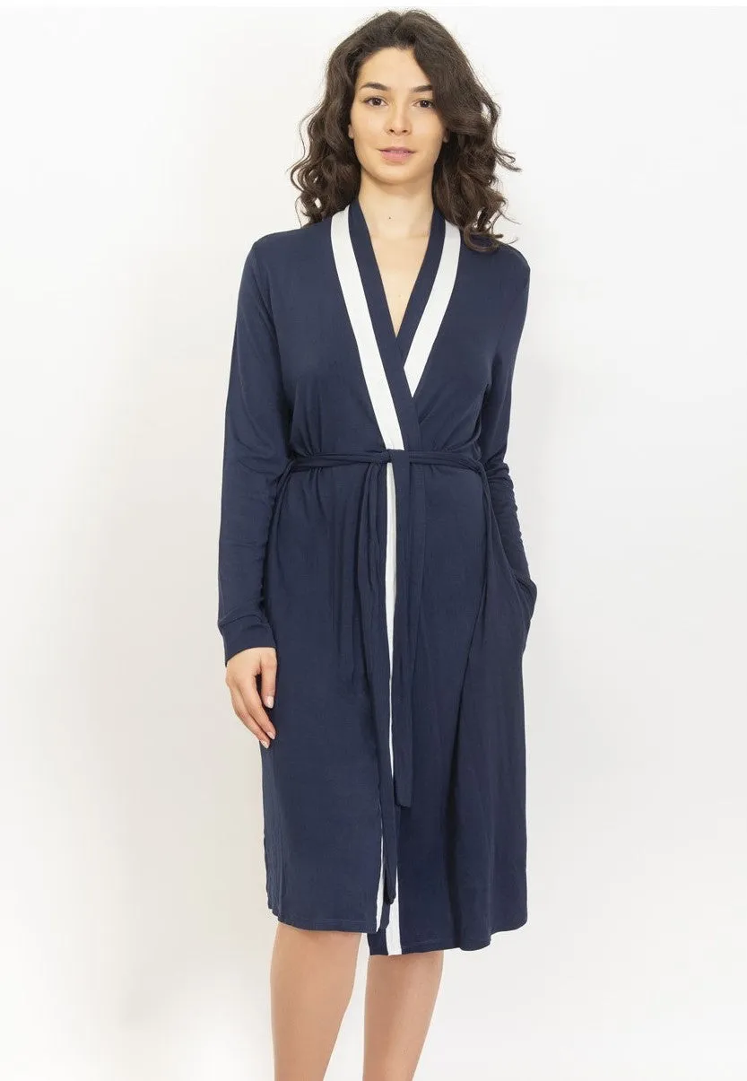 Long Sleeve Soft Dressing Robe