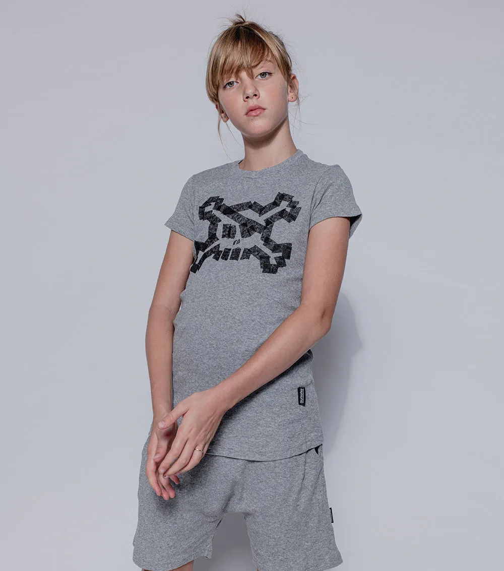 masking tape skull loungewear