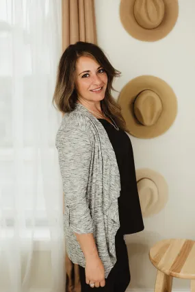 Ribbed Knit Cardigan