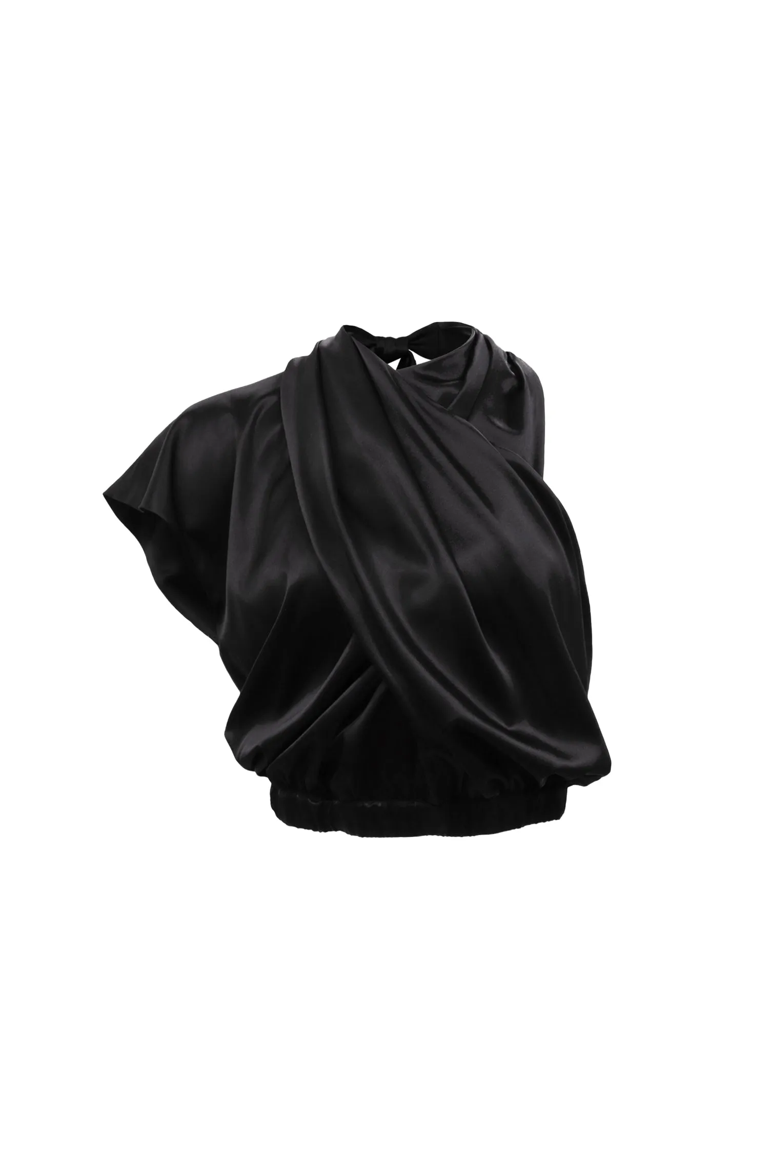 Silk Blouse 'Danielle' in Black