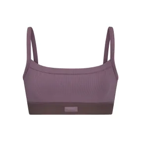 SOFT LOUNGE BRALETTE | PLUM