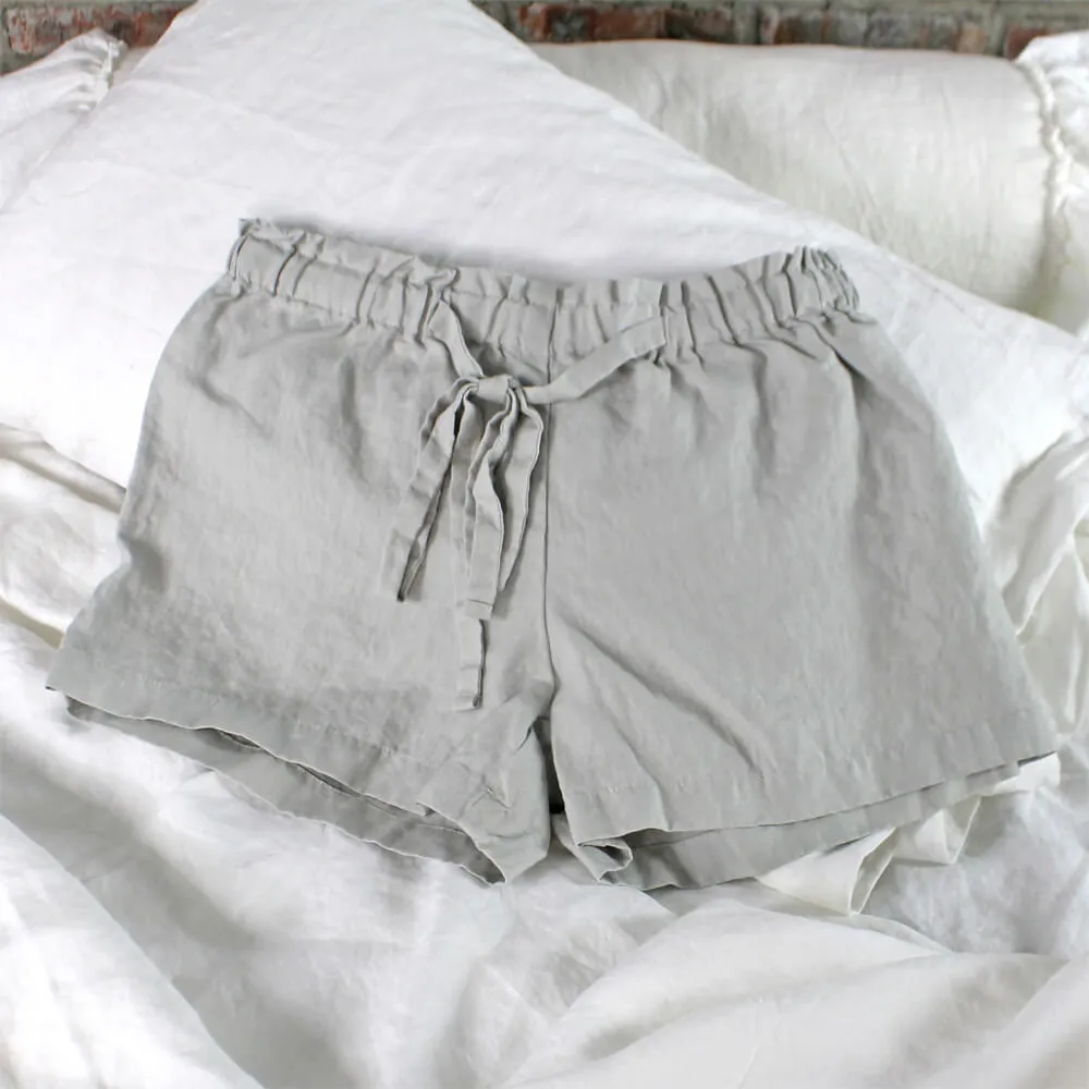 Soft Washed Linen Shorts