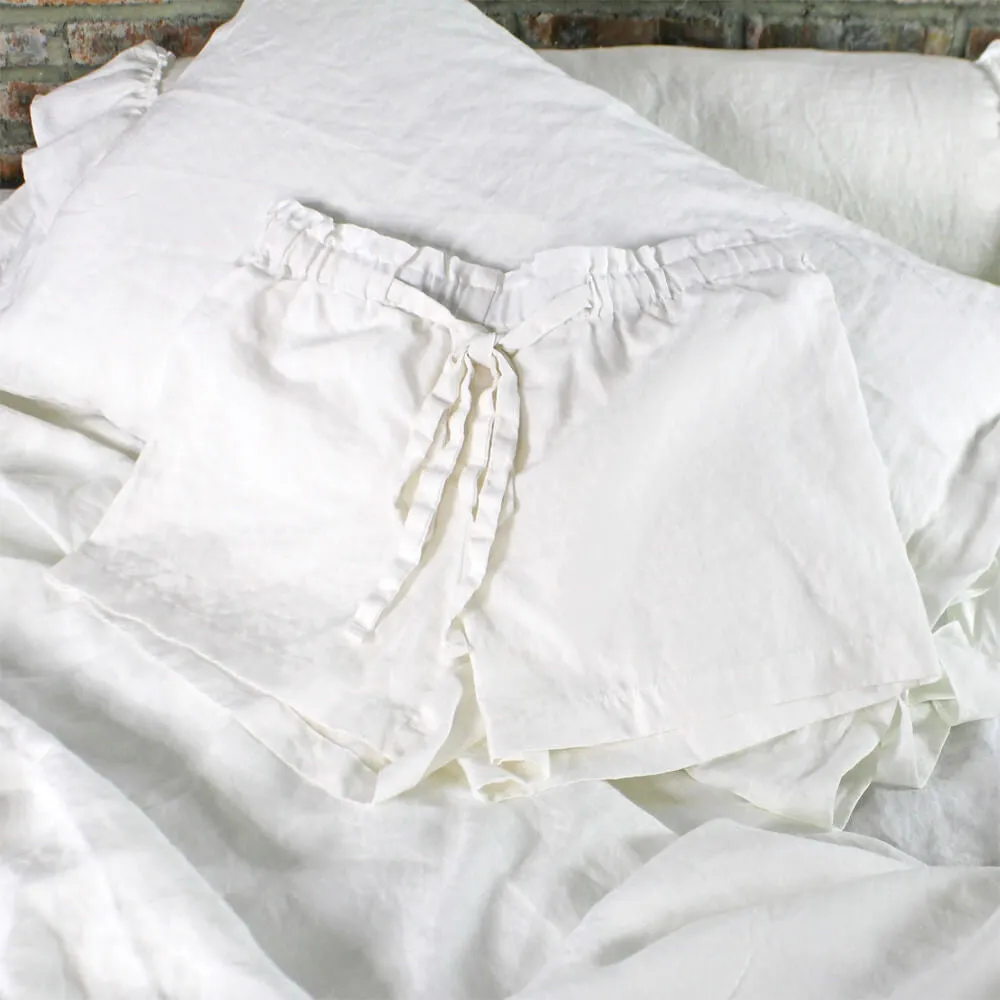 Soft Washed Linen Shorts