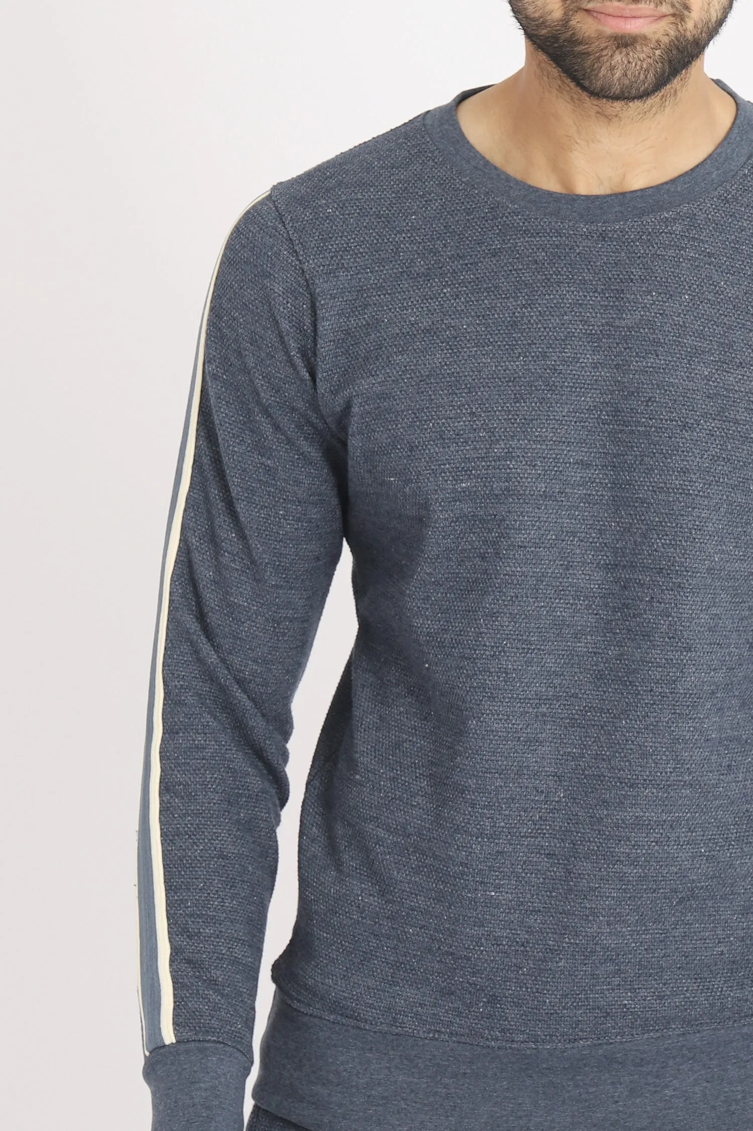 SUPER SOFT CREW NECK-DENIM