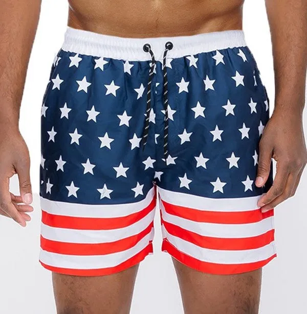 TEEK - American Flag Swim Shorts