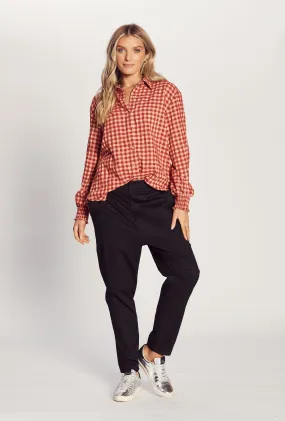 The Others - Gingham Blouse - Garnet Gingham