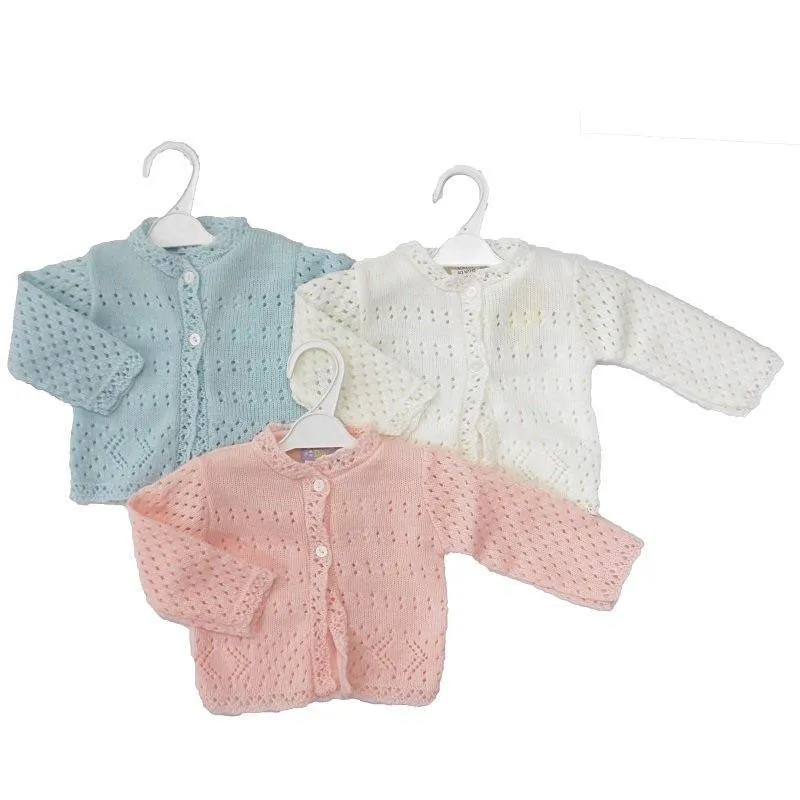 Tiny Baby Knitted Cardigans