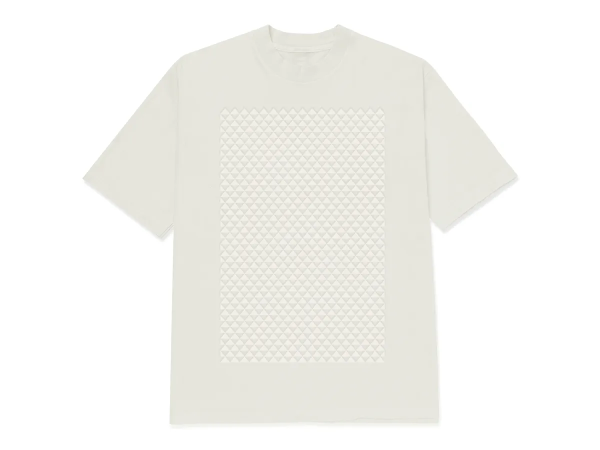 TRILOCKS TEE - OFF WHITE / TONAL PUFF PRINT